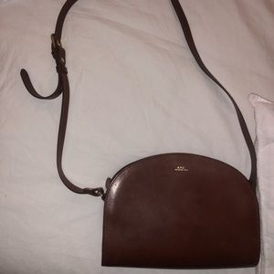 A.P.C. Demi Lune Leather Bag